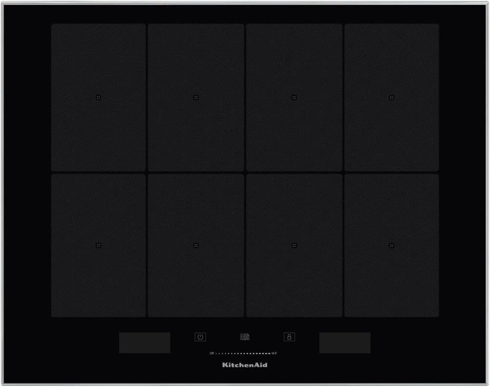 KitchenAid KHIMS86500 Plaque de cuisson à induction Gourmet 8 zones 65 cm(Noir)