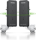 CPE882 WiFi 6 Pont sans Fil extérieur, 2,4/5,8 GHz gigabit Pont WiFi, MU-MIMO sécurité WPA3-PSK, IP65 étanche,Extension réseau Point-à-Point 3 km pour caméra/Garage/abri/Grange,Plug  Play,PoE(Blanc)