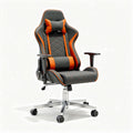 Chaise de bureau ergonomique avec accoudoirs pour travail - tissu synthétique - 80 x 65 x 120