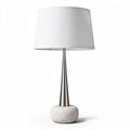Lampe de table en céramique et métal pour éclairage intérieur - 20 x 20 x 45
