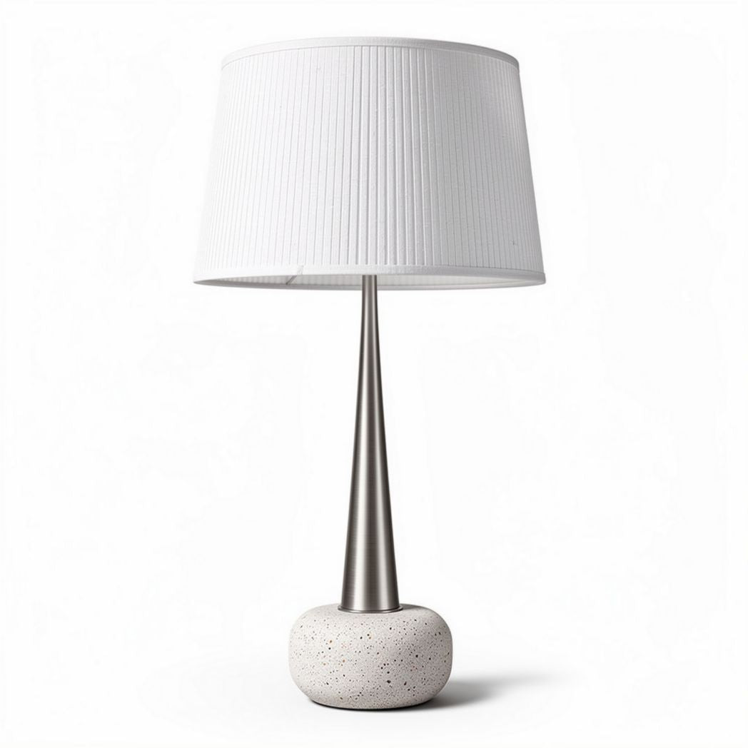 Lampe de table en céramique et métal pour éclairage intérieur - 20 x 20 x 45