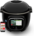 Moulinex Cookeo Touch Wifi Smart High Pressure Multicooker + Cake Pan 18 cm, 6 L, Touch Screen, 250 Built-in Recipes, Moulinex YY5297FB Application, Black(Cookeo)