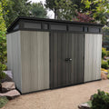 Keter Artisan Abri de jardin Gris(Gris/Noir)