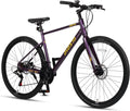 Vélo hybride 700c 21 vitesses(Purple/S (17 Frame))