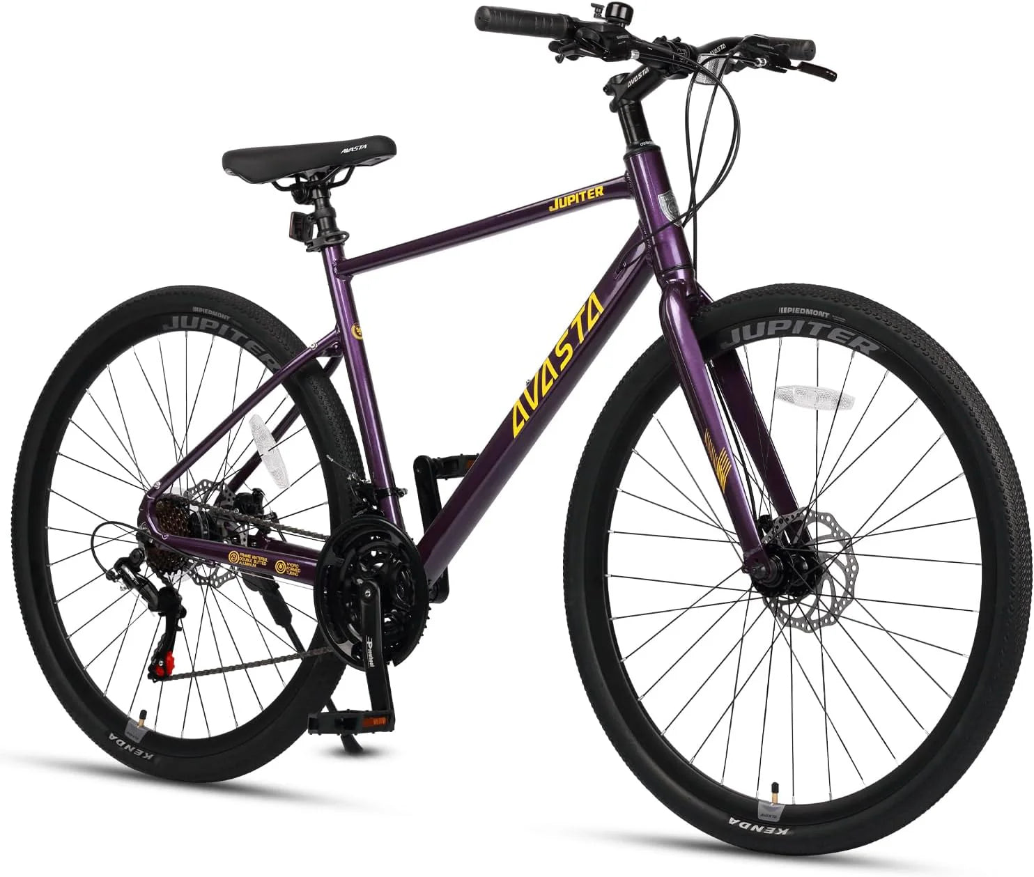 Vélo hybride 700c 21 vitesses(Purple/S (17 Frame))
