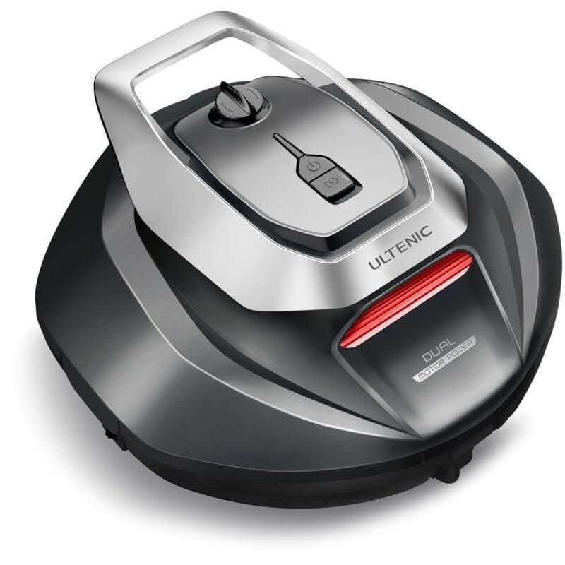 Ultenic Pooleco 10 Robot aspirateur de Piscine sans Fil(Noir/Argent)