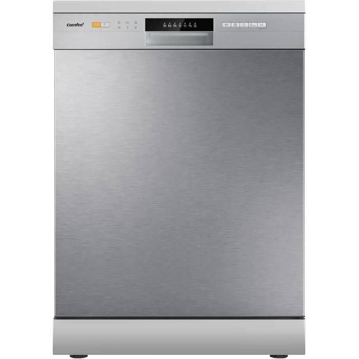 Lave vaisselle Comfee Cdwpf1201ps Pose Libre 60 cm 12 couverts Acier Inoxydable(Argent)