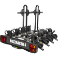 buzzrack Buzzracer 4 Porte-vélo sur attelage(Noir/Gris)