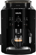 Krups Roma EA81M8 Cafetière expresso superautomatique 1,7 L, 3 niveaux de température, 3 textures de broyage, noir(Noir/Cafetière)