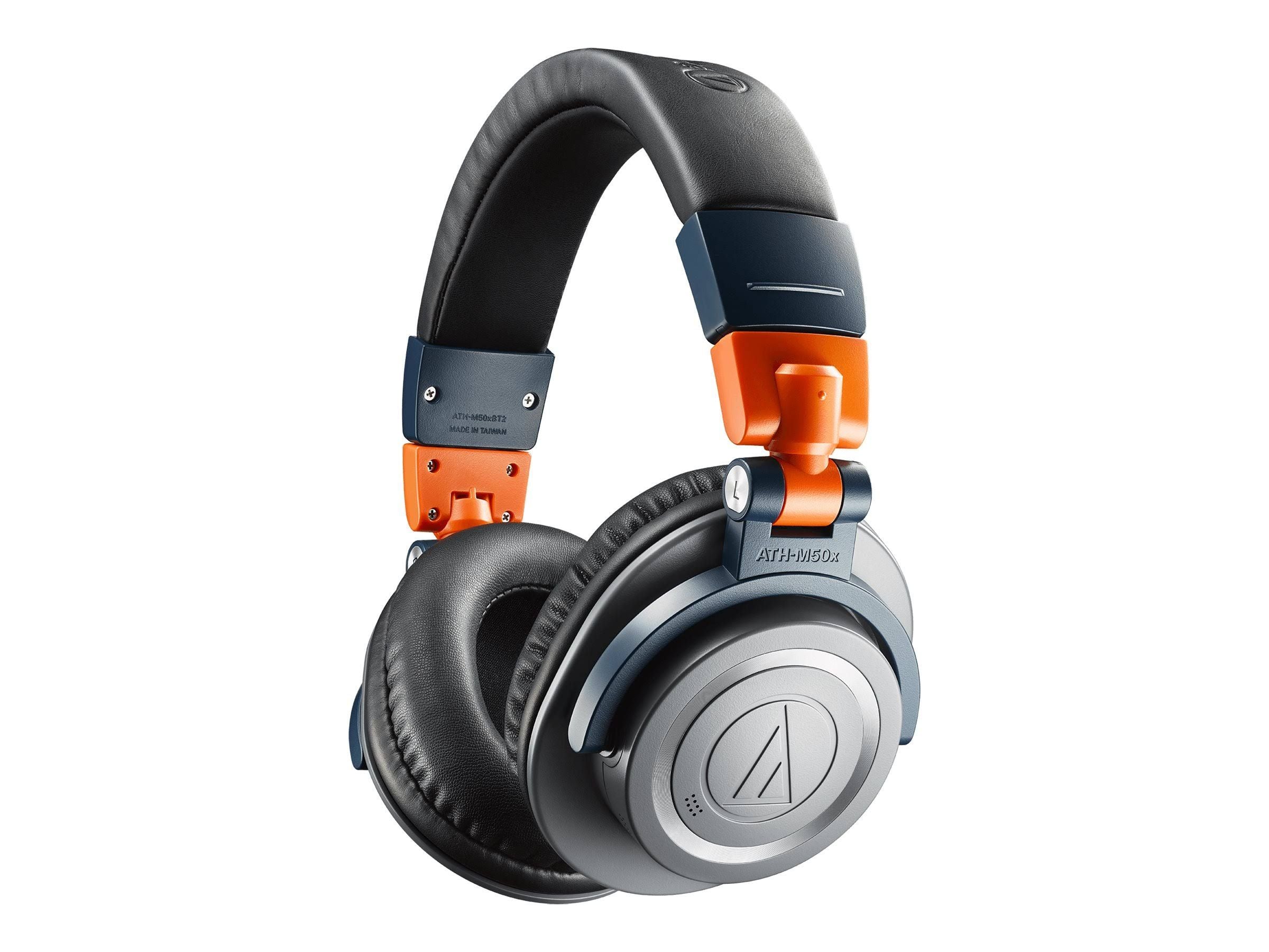 AUDIO TECHNICA Casque ATH-M50xBT2(Noir/Orange/Gris)