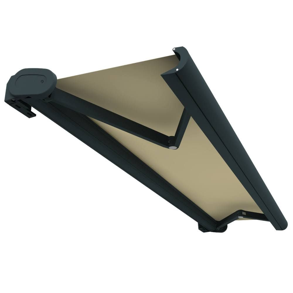 intersun Store banne coffre intégral HEVOA(Beige/Noir)