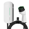 Evsedesigner Wallbox 7.4KW Type 2 Electric Vehicle Home Charging Station Single PHASE Cable 6m Outdoor and Indoor Use(Blanc/Noir)