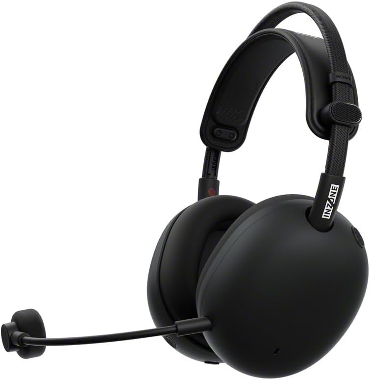 Sony INZONE H9 II Casque Gaming sans Fil à réduction de Bruit - Conçu avec Fnatic, Son Spatialisé 360, Micro Reduction de Bruit avec AI, 30h autonomie, Léger, Bluetooth/Le/2.4GHz/Jack, PC - Noir(Noir)