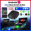2025 Smart CarPlay Ai Box Android 13 TV Box Wifi Sans Fil Android Auto Magasin De Jeu Intégré Pour Netflix YouTube OEM CarPlay Voitures - Aliexpress(Noir)