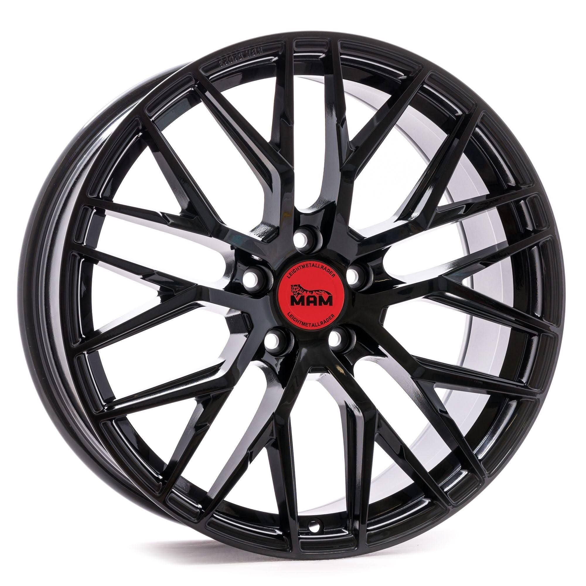4x MAM RS4 18 Jante noir peinté 8x18 ET 45 5x112 ML 72.6| Jantes alu - Acheter des jantes - Roues complètes - Velonity- Pneus d'hiver(Noir)